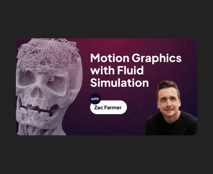 Beginner Motion Graphics with Fluid Simulation in Blender PREMIUM