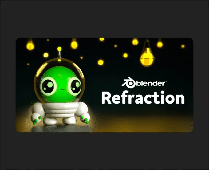 Refraction Shader in Blender – Make a Stylized Glass Material