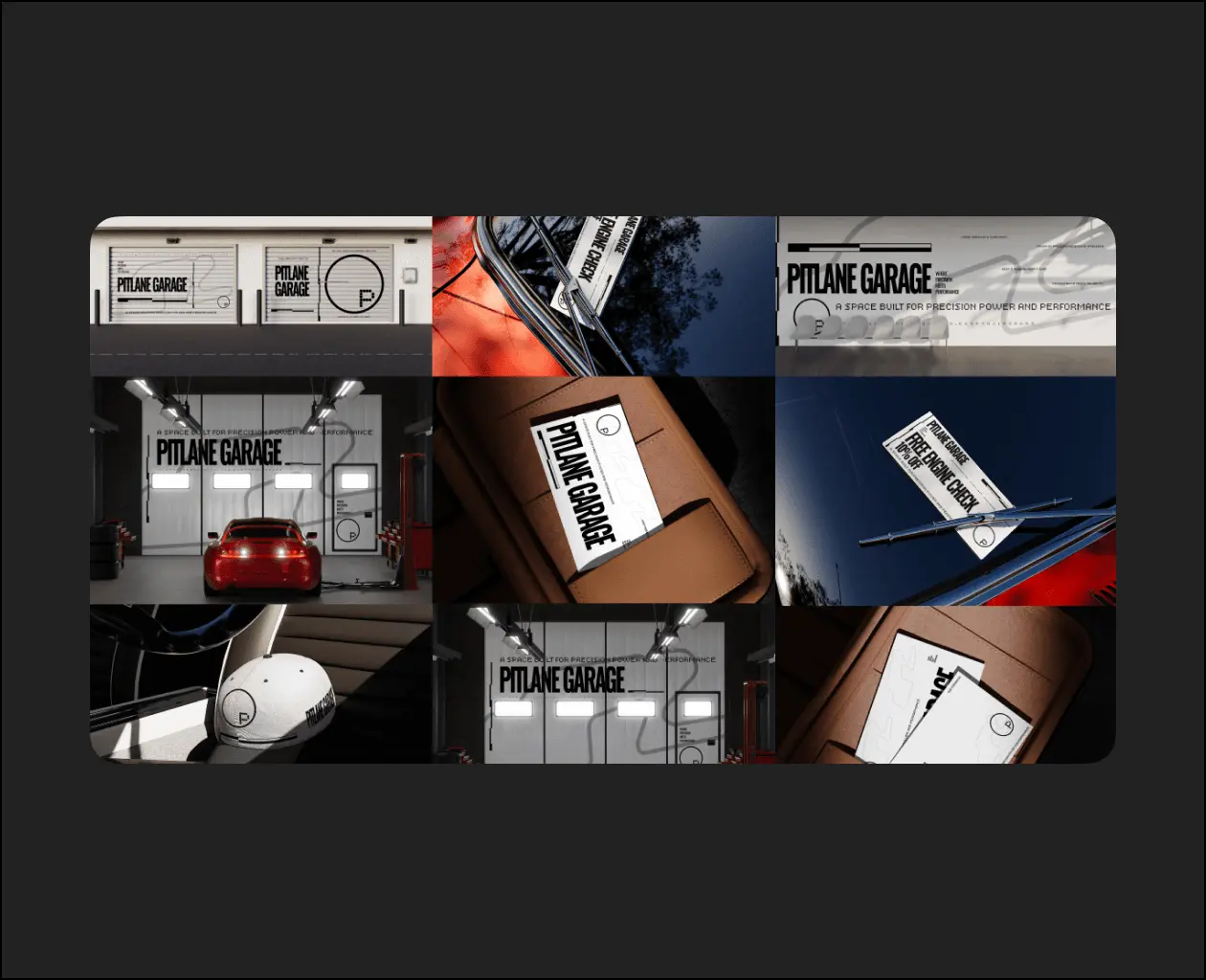 Vitora Mockup - Automotive Car Garage Branding Mockup